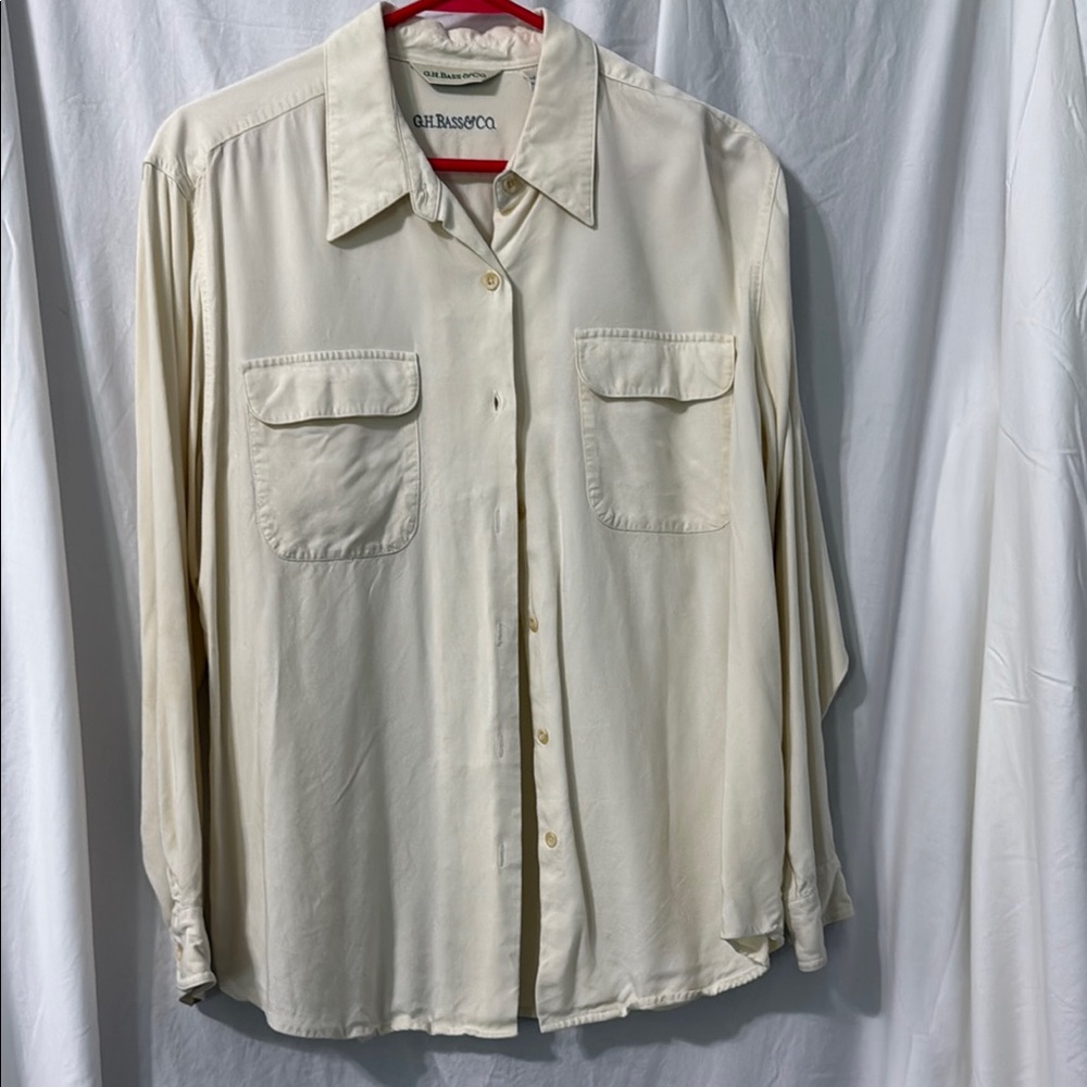 G.H. Bass & Co. Off-White Button-Up Shirt